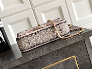 Colestore Chanel Evening Bag   Strass, Imitation Pearls & Gold-Tone Metal  Black, Pink, Pearly White & Gold  13 x 21 x 8cm - 3