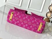 Colestore  Louis Vuitton Baggy Monogram Fushia Denim 30 x 22 x 13 cm - 2