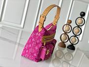 Colestore  Louis Vuitton Baggy Monogram Fushia Denim 30 x 22 x 13 cm - 3