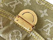 	 Colestore Louis Vuitton Baggy Monogram Green Denim 30 x 22 x 13 cm - 2