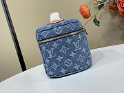 Colestore  Louis Vuitton Nice Mini Blue Denim 20 x 13.5 x 12 cm - 4