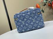 Colestore  Louis Vuitton Nice Mini Blue Denim 20 x 13.5 x 12 cm - 5