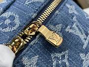 Colestore  Louis Vuitton Nice Mini Blue Denim 20 x 13.5 x 12 cm - 3
