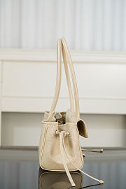 	 Colestore Chanel SMALL SHOPPING BAG Grained Calfskin & Gold-Tone Metal Light Beige 15 x 30.5 x 11.5cm - 6