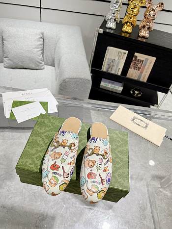 Colestore Gucci Princetown Horsebit Graphic Print Mule