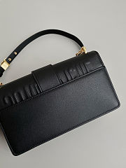 Colestore Dior 30 Montaigne East-West Bag with Chain Black Calfskin 21 x 12 x 6 cm - 6