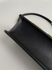 Colestore Dior 30 Montaigne East-West Bag with Chain Black Calfskin 21 x 12 x 6 cm - 4