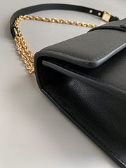 Colestore Dior 30 Montaigne East-West Bag with Chain Black Calfskin 21 x 12 x 6 cm - 2