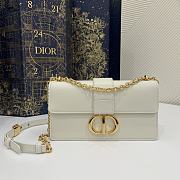 Colestore Dior 30 Montaigne East-West Bag with Chain Latte Calfskin 21 x 12 x 6 cm - 1