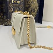 Colestore Dior 30 Montaigne East-West Bag with Chain Latte Calfskin 21 x 12 x 6 cm - 6