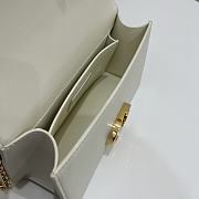 Colestore Dior 30 Montaigne East-West Bag with Chain Latte Calfskin 21 x 12 x 6 cm - 5
