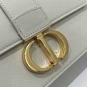 Colestore Dior 30 Montaigne East-West Bag with Chain Latte Calfskin 21 x 12 x 6 cm - 2