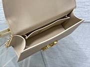 Colestore Dior 30 Montaigne East-West Bag with Chain Beige Calfskin 21 x 12 x 6 cm - 5