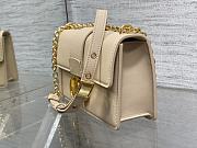 Colestore Dior 30 Montaigne East-West Bag with Chain Beige Calfskin 21 x 12 x 6 cm - 4