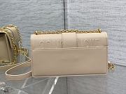 Colestore Dior 30 Montaigne East-West Bag with Chain Beige Calfskin 21 x 12 x 6 cm - 3