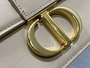 Colestore Dior 30 Montaigne East-West Bag with Chain Beige Calfskin 21 x 12 x 6 cm - 2