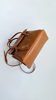 Colestore Miu Miu Cognac Solitaire Leather Bag 28x19.5x11cm - 5