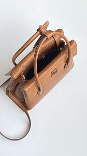 Colestore Miu Miu Cognac Solitaire Leather Bag 28x19.5x11cm - 4
