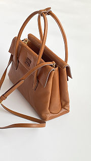 Colestore Miu Miu Cognac Solitaire Leather Bag 28x19.5x11cm - 3