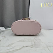 Colestore Dior Mini Vanity Soupir Pink Cannage Lambskin 17 x 10.5 x 8 cm - 5