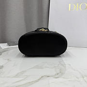 Colestore Dior Mini Vanity Black Cannage Lambskin 17 x 10.5 x 8 cm - 6