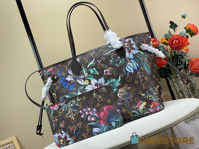 Colestore Louis Vuitton Neverfull MM Monogram Ebene 31 x 28 x 14 cm - 1