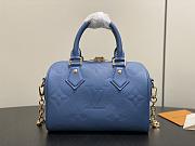 	 Colestore Louis Vuitton Speedy Bandoulière 20 Blue Jean M28316 20.5 x 13.5 x 12 cm - 6