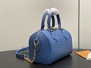 	 Colestore Louis Vuitton Speedy Bandoulière 20 Blue Jean M28316 20.5 x 13.5 x 12 cm - 4