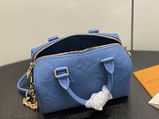 	 Colestore Louis Vuitton Speedy Bandoulière 20 Blue Jean M28316 20.5 x 13.5 x 12 cm - 3