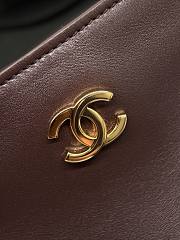 Colestore Chanel 26SS Mini Hobo Bag Smooth Calfskin & Gold-Tone Metal Brown  - 3