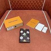 Colestore Louis Vuitton Pocket Organizer Monogram Flowers Brown 7.5 x 11.1 x 1 cm - 1