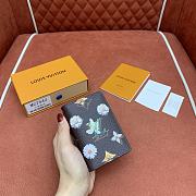Colestore Louis Vuitton Pocket Organizer Monogram Flowers Brown 7.5 x 11.1 x 1 cm - 4