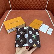 Colestore Louis Vuitton Pocket Organizer Monogram Flowers Brown 7.5 x 11.1 x 1 cm - 2