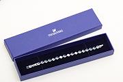 Colestore Swarovski Aquamarine and Diamond Tennis Bracelet - 1