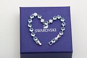 Colestore Swarovski Aquamarine and Diamond Tennis Bracelet - 3