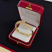 Colestore  Cartier Juste un Clou Bracelet, Double, Half-paved, Gold - 2