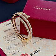 Colestore  Cartier Juste un Clou Bracelet, Double, Half-paved, Gold - 5