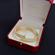 Colestore  Cartier Juste un Clou Bracelet, Double, Half-paved, Gold - 4