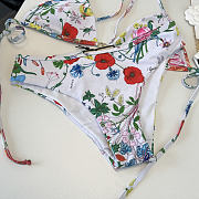 Colestore  Gucci Printed sparkling jersey bikini in multicolor White - 4