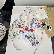 Colestore  Gucci Printed sparkling jersey bikini in multicolor White - 2