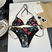 Colestore  Gucci Printed sparkling jersey bikini in multicolor Black - 6