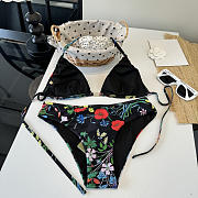 Colestore  Gucci Printed sparkling jersey bikini in multicolor Black - 4