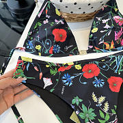 Colestore  Gucci Printed sparkling jersey bikini in multicolor Black - 3