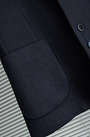Colestore Louis Vuitton Tailored Jacket with LV Pin Black - 5