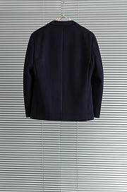 Colestore Louis Vuitton Tailored Jacket with LV Pin Black - 2