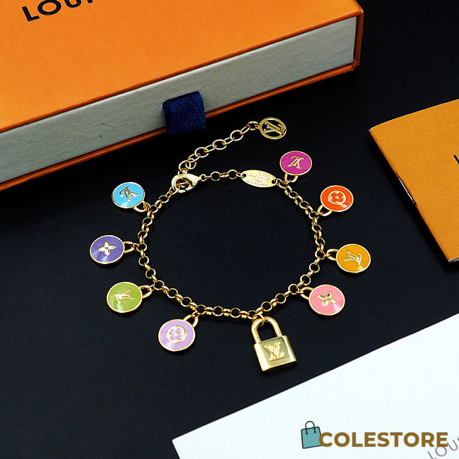 Colestore Louis Vuitton LV Confetti Bracelet Gold-toned metal - 1