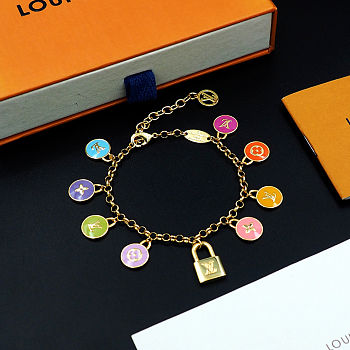 Colestore Louis Vuitton LV Confetti Bracelet Gold-toned metal