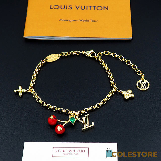 Colestore Louis Vuitton LV x TM Cerise Bracelet Gold-toned metal - 1