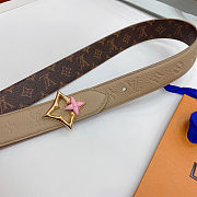 Colestore Louis Vuitton LV Flowergram Enamel 30mm Reversible Belt - 6