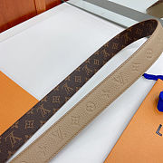 Colestore Louis Vuitton LV Flowergram Enamel 30mm Reversible Belt - 2